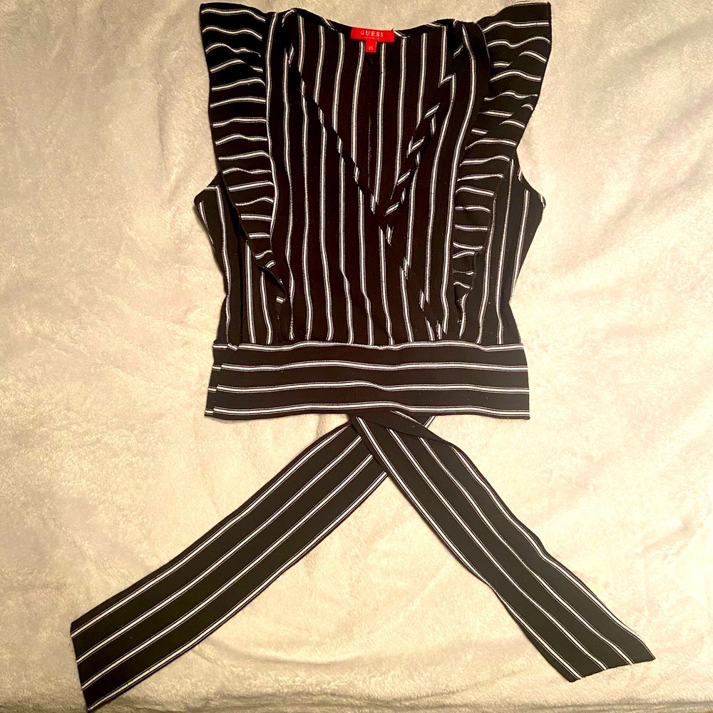 Guess Women’s tie-back dress top